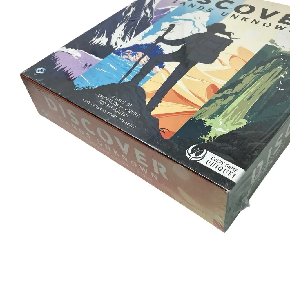 Discover Lands Unknown Board Game Sealed 1-4 Players Fantasy Flight Games New